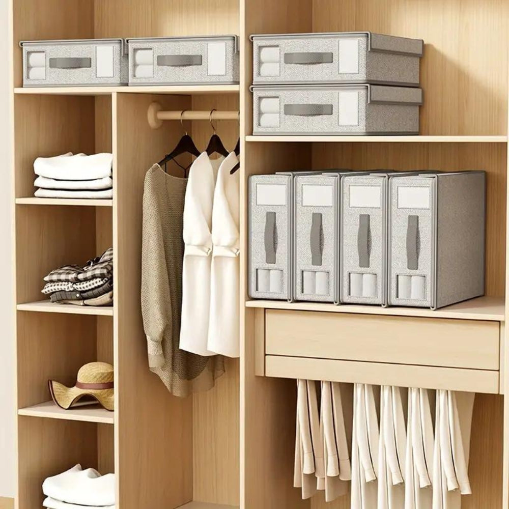Faltbarer Bettlaken-Organizer – Platzersparnis und perfekte Organisation 