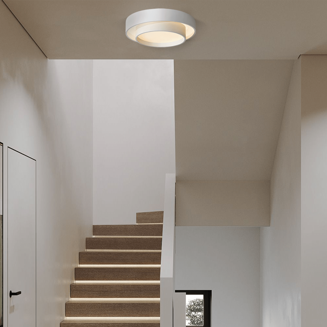 LED Loftlampe Disk - Lys og Visuel Komfort 