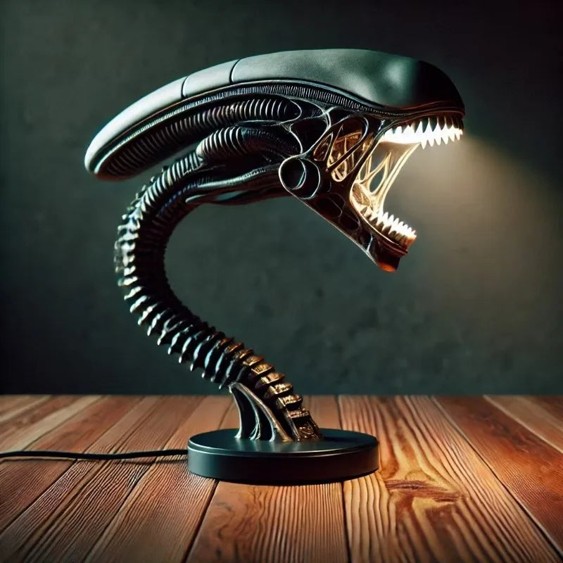Stolní LED lampa — Inspirace Xenomorf 