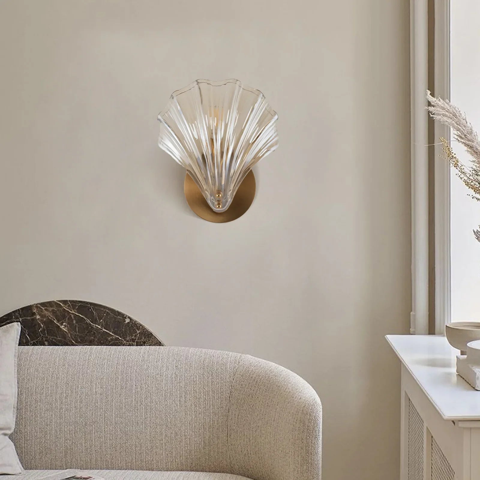 Nástěnné svítidlo Mušle – Elegantní a Námořní Osvětlení 