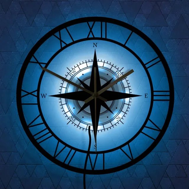 Wanduhr Kompass Nautisch – Stilvolles und funktionales Dekor 