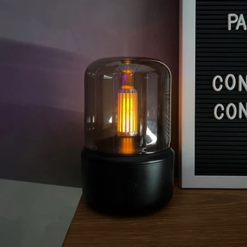 Lampada Diffusore di Aromi — Atmosfera Fiamma Rilassante 
