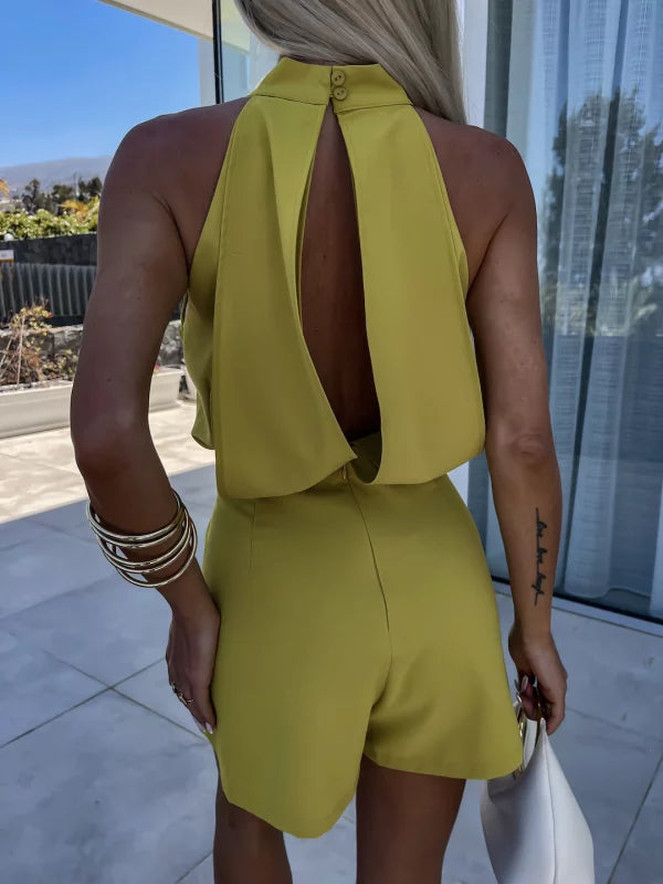 Dorcas | Elegant Kort Overall – Djärv och Raffinerad Stil 