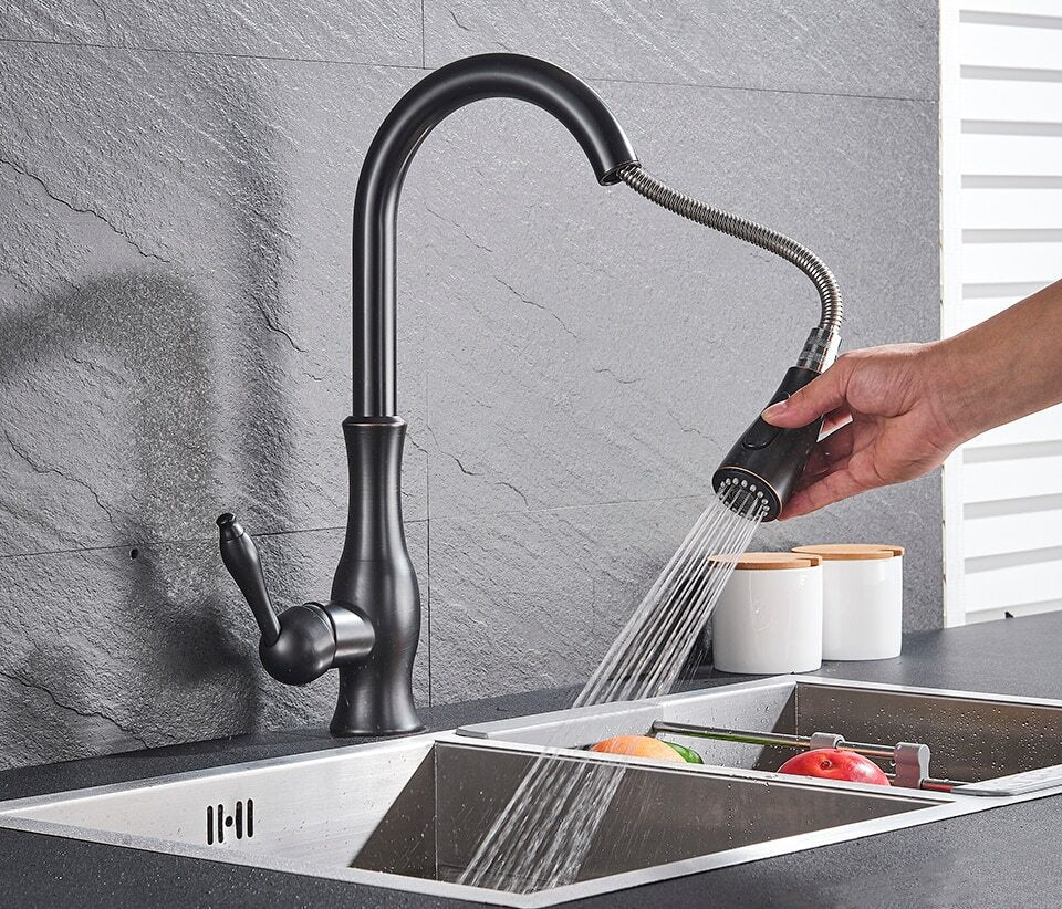 Retractable Kitchen Faucet – Space Saving and Flexibility 
