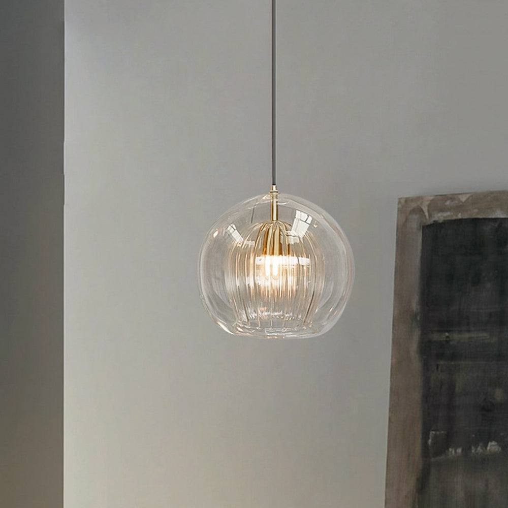 Lampe Suspendue En Verre Élégante Et Chaleureuse – Style Et Raffinement